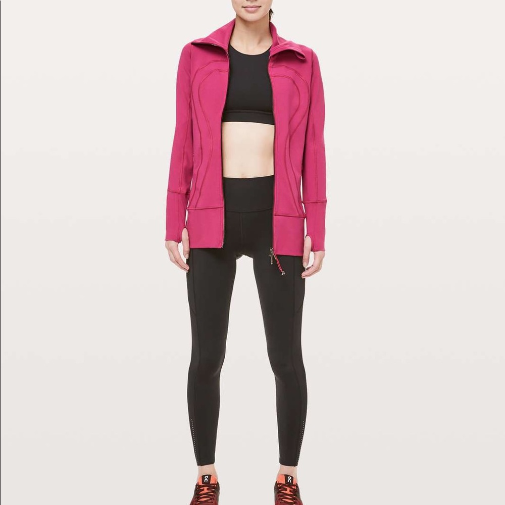 Lululemon In Stride Jacket Violet Red